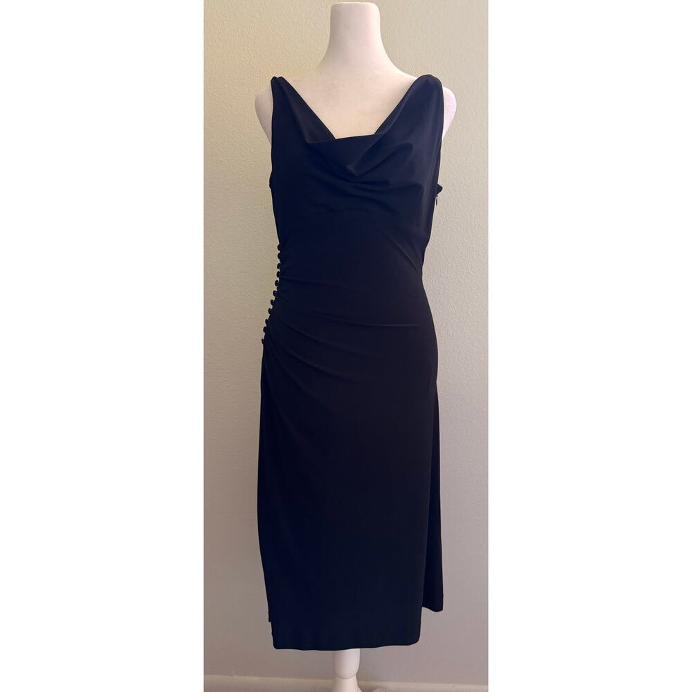 White House Black Market Sleeveless Cocktail Midi Dress Size 4